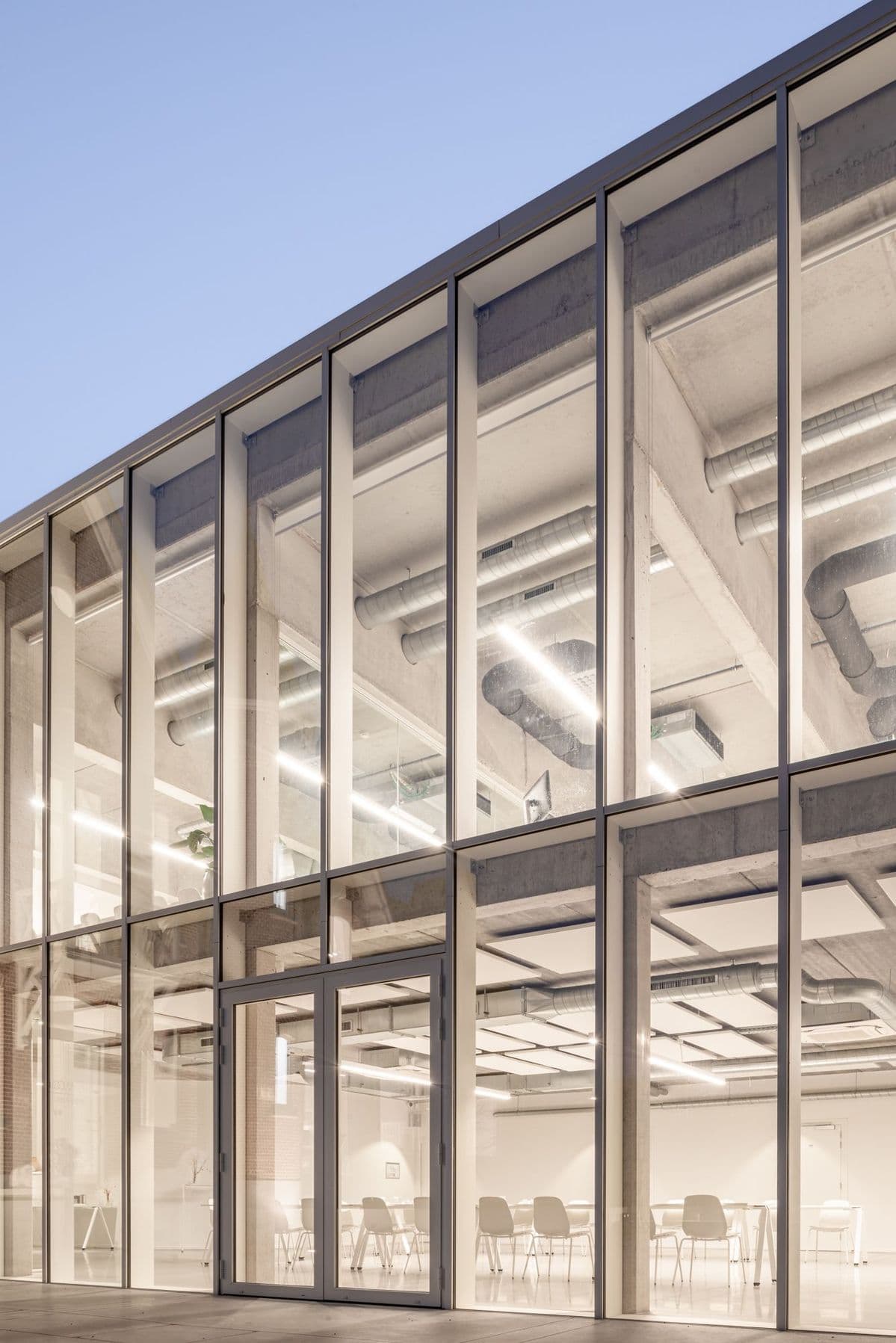 Luxury Aluminium glass curtain wall installation
